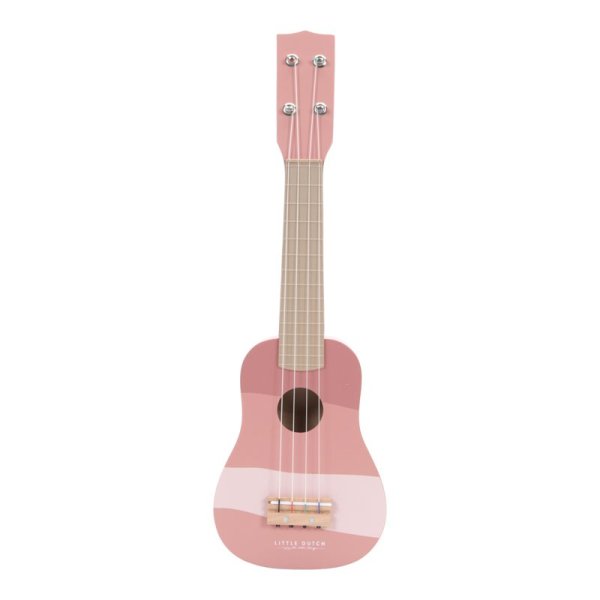 Little Dutch Holz Gitarre - rosa - new Pink LD7014 - die neue Spielzeuggitarre von Little Dutch